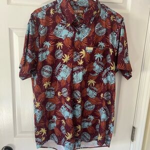 DIXXON Men’s size medium “Surf City” Party Shirt in excellent shirt.